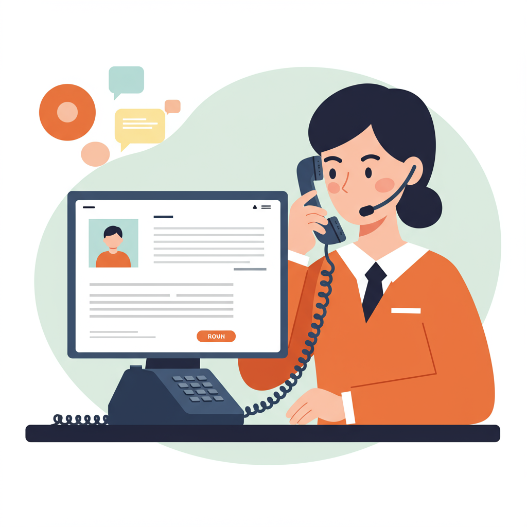 Contact us illustration